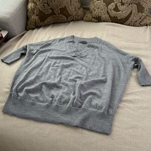 NWOT Anthropology 100% merino wool short sleeve top